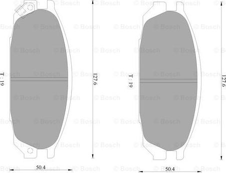 BOSCH 0 986 AB2 312 - Kit pastiglie freno, Freno a disco autozon.pro