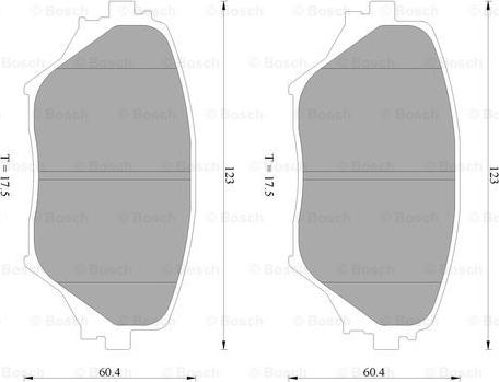 BOSCH 0 986 AB2 383 - Kit pastiglie freno, Freno a disco autozon.pro