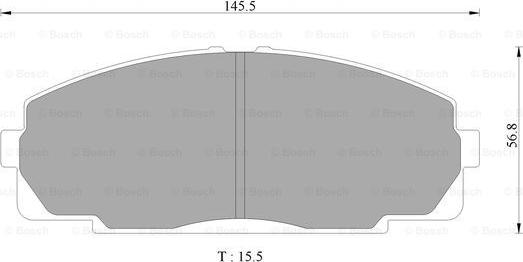 BOSCH 0 986 AB2 338 - Kit pastiglie freno, Freno a disco autozon.pro