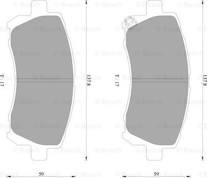 BOSCH 0 986 AB2 324 - Kit pastiglie freno, Freno a disco autozon.pro