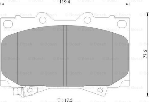 BOSCH 0 986 AB2 379 - Kit pastiglie freno, Freno a disco autozon.pro