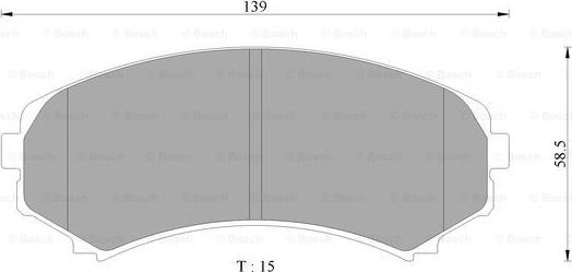 BOSCH 0 986 AB2 378 - Kit pastiglie freno, Freno a disco autozon.pro