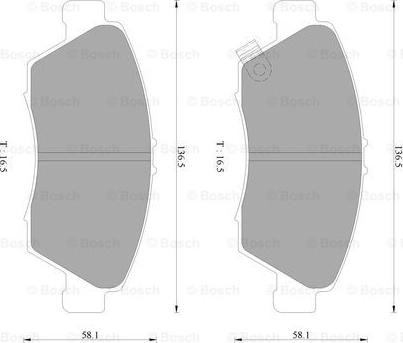 BOSCH 0 986 AB2 377 - Kit pastiglie freno, Freno a disco autozon.pro