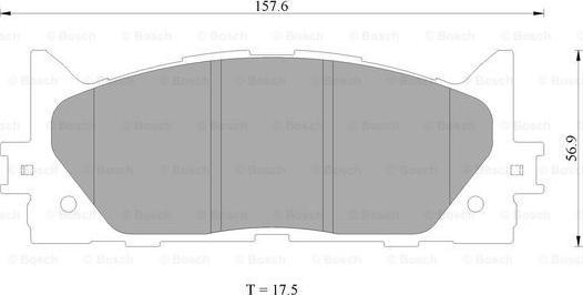 BOSCH 0 986 AB2 299 - Kit pastiglie freno, Freno a disco autozon.pro