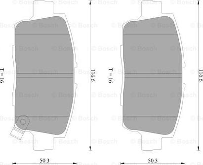 BOSCH 0 986 AB2 295 - Kit pastiglie freno, Freno a disco autozon.pro