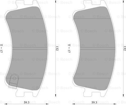 BOSCH 0 986 AB2 296 - Kit pastiglie freno, Freno a disco autozon.pro