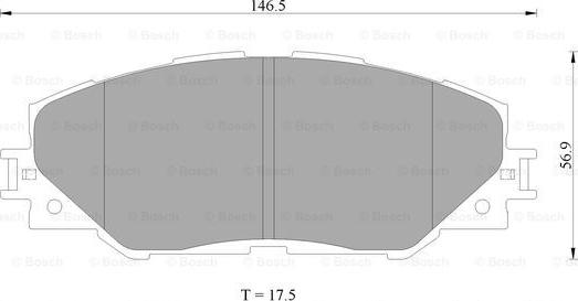 BOSCH 0 986 AB2 298 - Kit pastiglie freno, Freno a disco autozon.pro