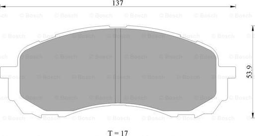 BOSCH 0 986 AB2 293 - Kit pastiglie freno, Freno a disco autozon.pro