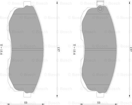 BOSCH 0 986 AB2 292 - Kit pastiglie freno, Freno a disco autozon.pro