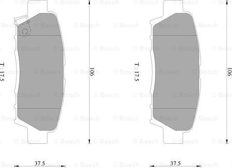 BOSCH 0 986 AB2 246 - Kit pastiglie freno, Freno a disco autozon.pro