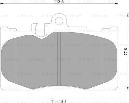 BOSCH 0 986 AB2 286 - Kit pastiglie freno, Freno a disco autozon.pro