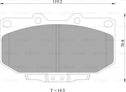 BOSCH 0 986 AB2 280 - Kit pastiglie freno, Freno a disco autozon.pro