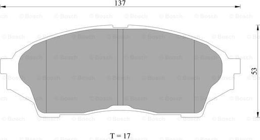 BOSCH 0 986 AB2 283 - Kit pastiglie freno, Freno a disco autozon.pro