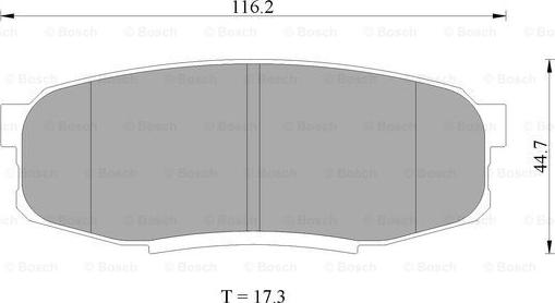 BOSCH 0 986 AB2 276 - Kit pastiglie freno, Freno a disco autozon.pro