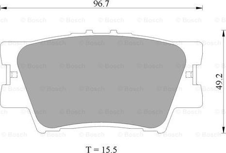 BOSCH 0 986 AB2 271 - Kit pastiglie freno, Freno a disco autozon.pro