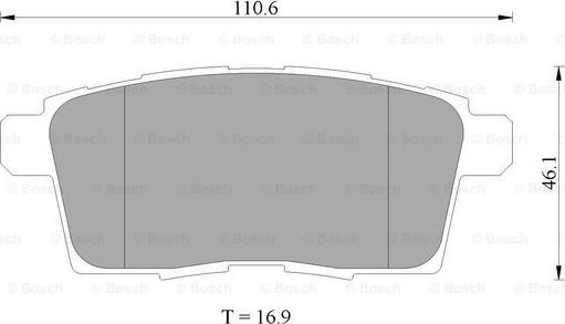 BOSCH 0 986 AB2 272 - Kit pastiglie freno, Freno a disco autozon.pro