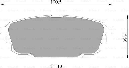 BOSCH 0 986 AB2 753 - Kit pastiglie freno, Freno a disco autozon.pro