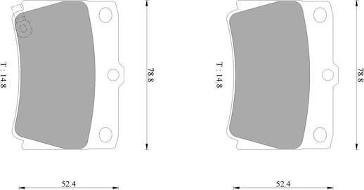 BOSCH 0 986 AB2 738 - Kit pastiglie freno, Freno a disco autozon.pro