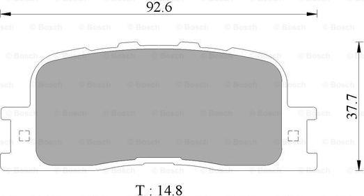 BOSCH 0 986 AB2 774 - Kit pastiglie freno, Freno a disco autozon.pro