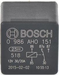 BOSCH 0 986 AH0 151 - Relè, Corrente di lavoro autozon.pro