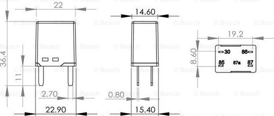 BOSCH 0 986 AH0 115 - Relè, Pompa carburante autozon.pro