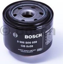 BOSCH 0 986 B00 059 - Filtro olio autozon.pro