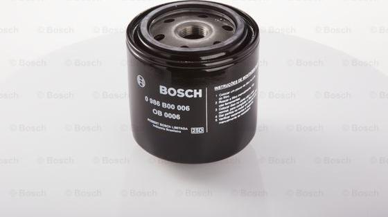 BOSCH 0 986 B00 006 - Filtro olio autozon.pro