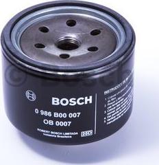 BOSCH 0 986 B00 007 - Filtro olio autozon.pro