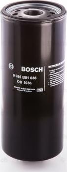 BOSCH 0 986 B01 036 - Filtro olio autozon.pro