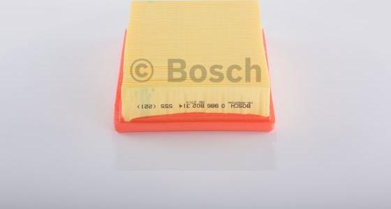 BOSCH 0 986 B02 314 - Filtro aria autozon.pro