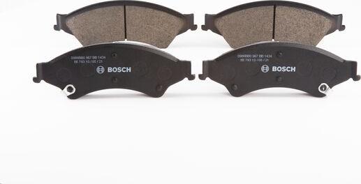 BOSCH 0 986 BB0 967 - Kit pastiglie freno, Freno a disco autozon.pro