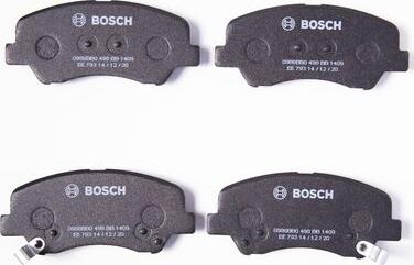 BOSCH 0 986 BB0 498 - Kit pastiglie freno, Freno a disco autozon.pro