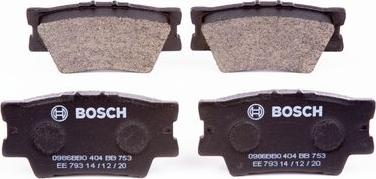 BOSCH 0 986 BB0 404 - Kit pastiglie freno, Freno a disco autozon.pro