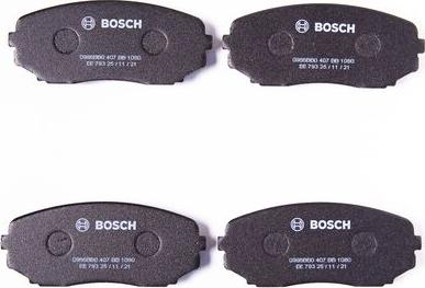 BOSCH 0 986 BB0 407 - Kit pastiglie freno, Freno a disco autozon.pro