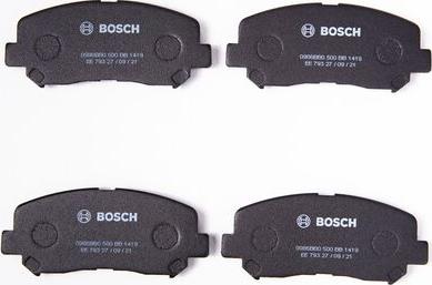 BOSCH 0 986 BB0 500 - Kit pastiglie freno, Freno a disco autozon.pro