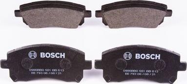 BOSCH 0 986 BB0 581 - Kit pastiglie freno, Freno a disco autozon.pro