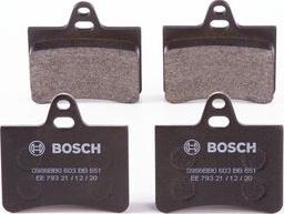 BOSCH 0 986 BB0 603 - Kit pastiglie freno, Freno a disco autozon.pro