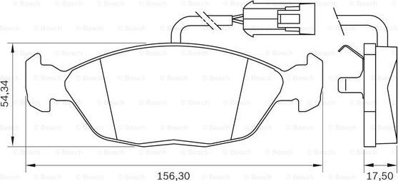 BOSCH 0 986 BB0 037 - Kit pastiglie freno, Freno a disco autozon.pro