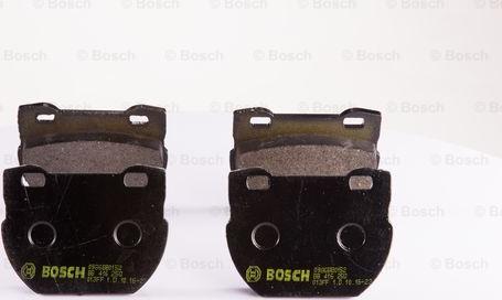 BOSCH 0 986 BB0 152 - Kit pastiglie freno, Freno a disco autozon.pro