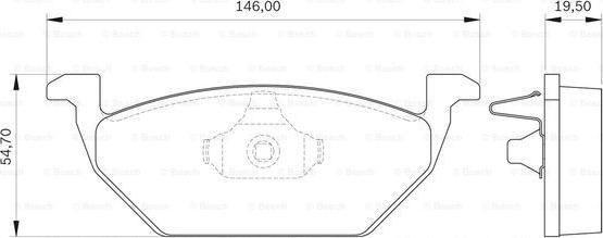 BOSCH 0 986 BB0 139 - Kit pastiglie freno, Freno a disco autozon.pro