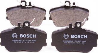 BOSCH 0 986 BB0 176 - Kit pastiglie freno, Freno a disco autozon.pro