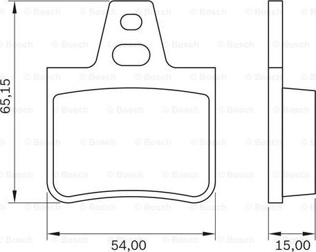 BOSCH 0 986 BB0 177 - Kit pastiglie freno, Freno a disco autozon.pro