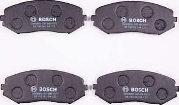 BOSCH 0 986 BB0 397 - Kit pastiglie freno, Freno a disco autozon.pro