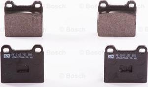 BOSCH 0 986 BB0 255 - Kit pastiglie freno, Freno a disco autozon.pro