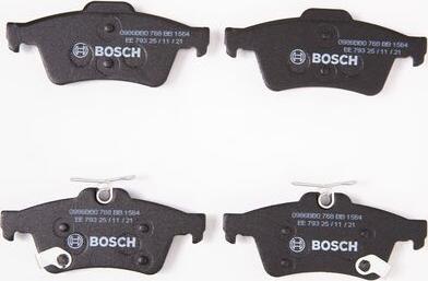 BOSCH 0 986 BB0 768 - Kit pastiglie freno, Freno a disco autozon.pro