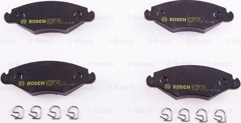 BOSCH 0 986 BB0 706 - Kit pastiglie freno, Freno a disco autozon.pro