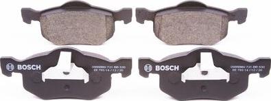 BOSCH 0 986 BB0 721 - Kit pastiglie freno, Freno a disco autozon.pro