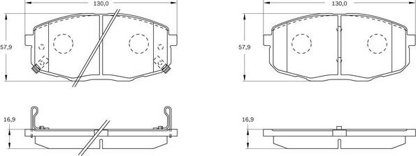 BOSCH 0 986 BB0 772 - Kit pastiglie freno, Freno a disco autozon.pro