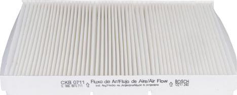 BOSCH 0 986 BF0 711 - Filtro, Aria abitacolo autozon.pro