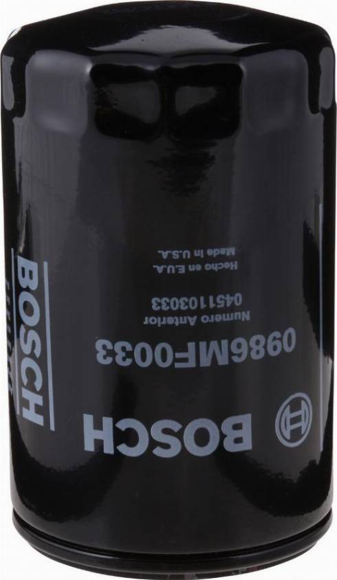 BOSCH 0 986 MF0 033 - Filtro olio autozon.pro